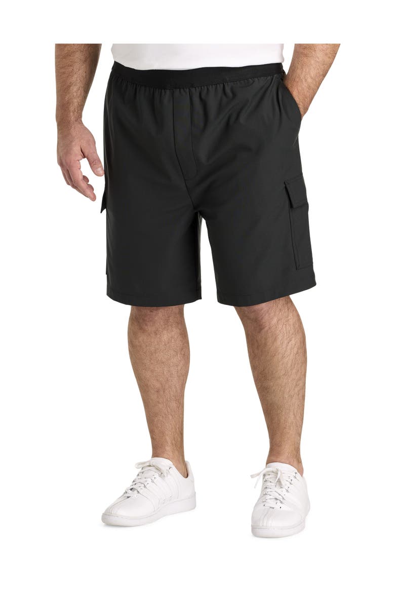 Society of One by DXL Big & Tall Cargo Commuter Shorts, Main, color, Caviar