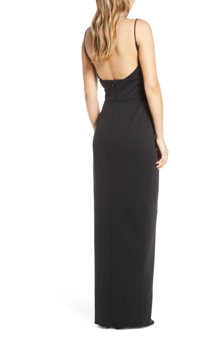 Katie May Reconcile Side Slit Column Gown, Alternate, color, 