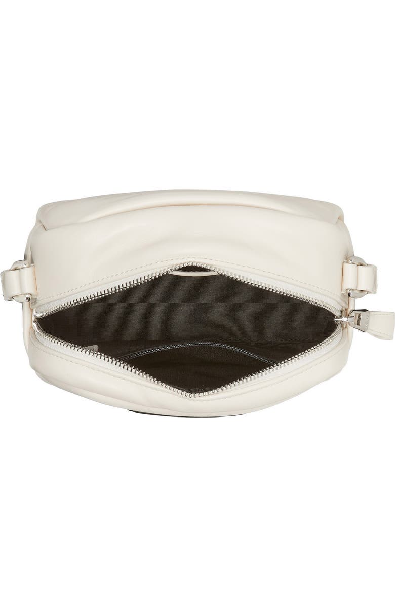 Kate Spade New York puffed small leather crossbody bag, Alternate, color, Parchment