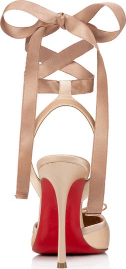 Cassia Lace-Up Slingback Pump