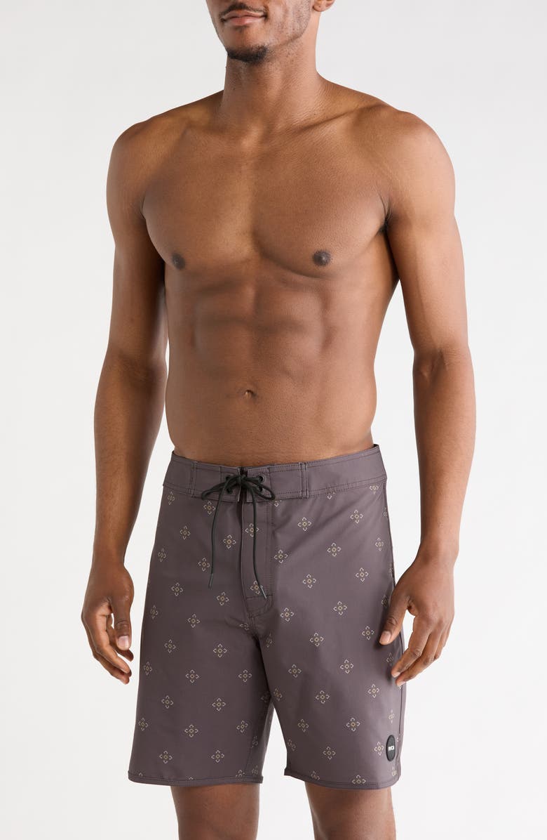 RVCA Northern 18-Inch Swim Trunks, Main, color, Pirate Black