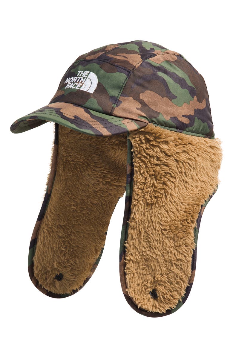 The North Face Kids' Shasta Trapper Cap, Main, color, Tnf Black Tnf Camo Small Print