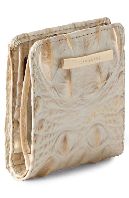 Brahmin Jane Melbourne Embossed Leather Wallet In Contour