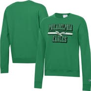 Champion Women's Champion Green Philadelphia Eagles Powerblend Fleece Sweatshirt