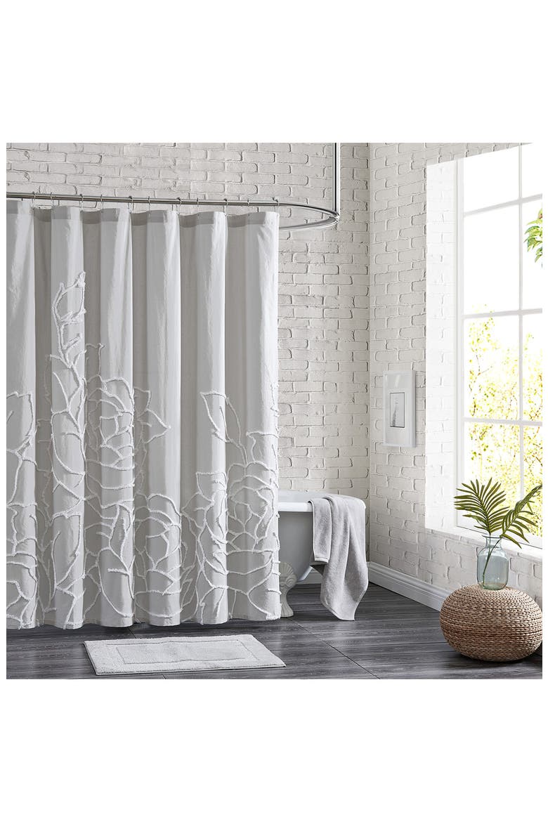 Chenille Rose Shower Curtain video