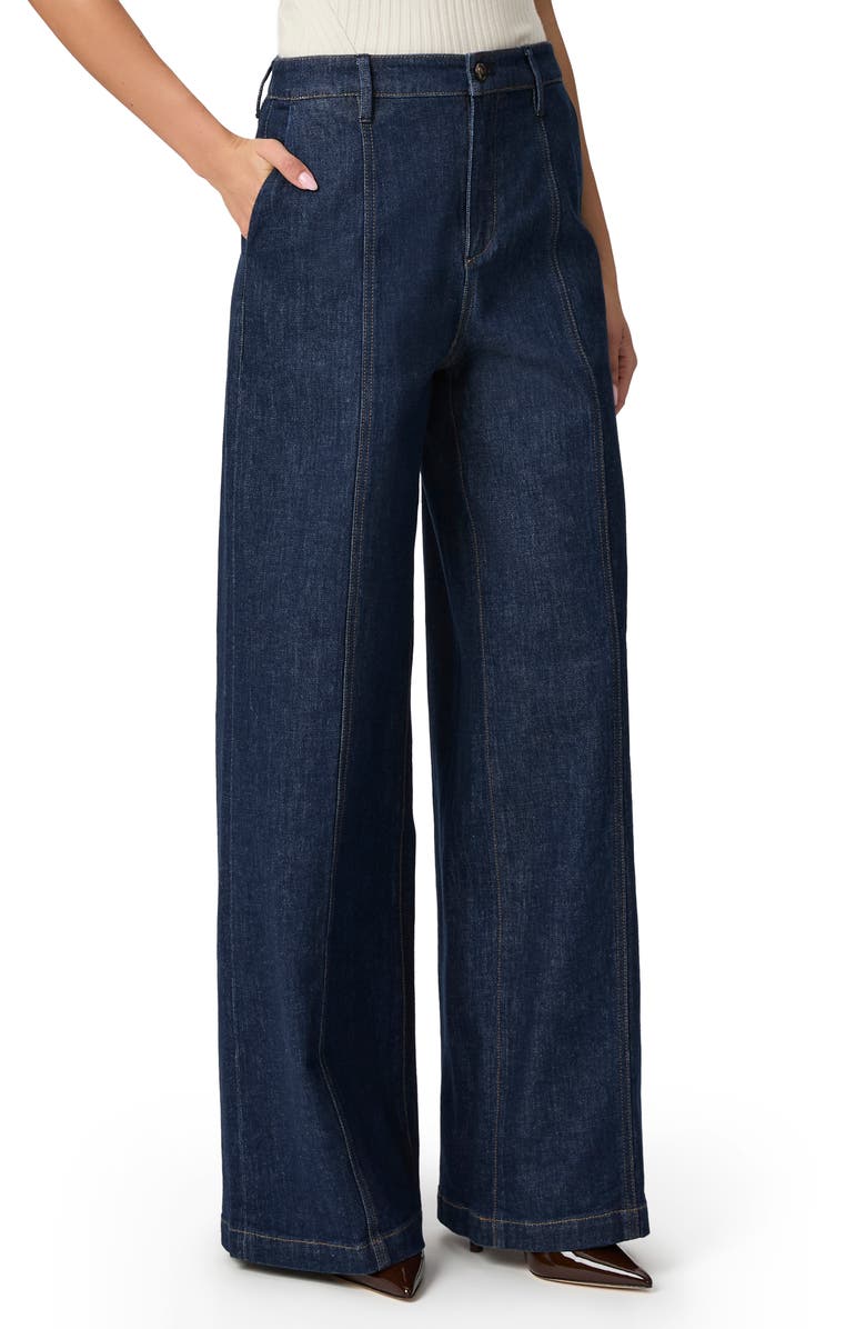 PAIGE Aurora Seamed Super Wide Leg Trouser Jeans, Main, color,