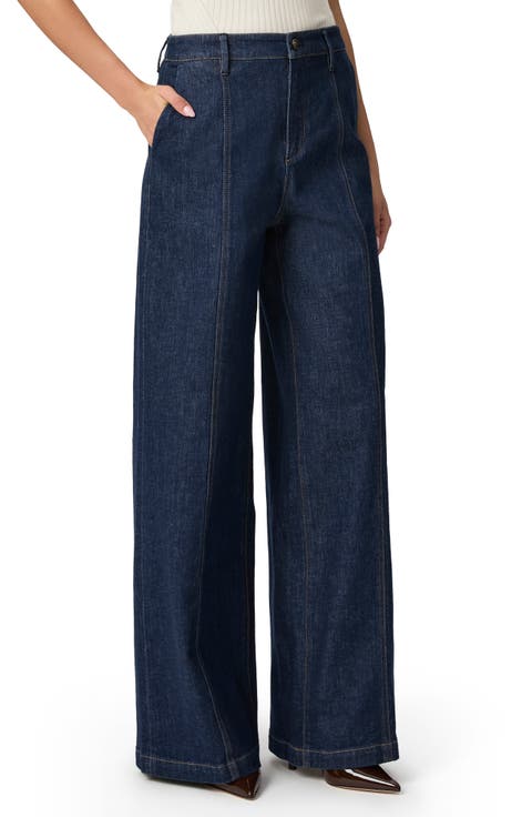 Aurora Seamed Super Wide Leg Trouser Jeans (Magdalena)