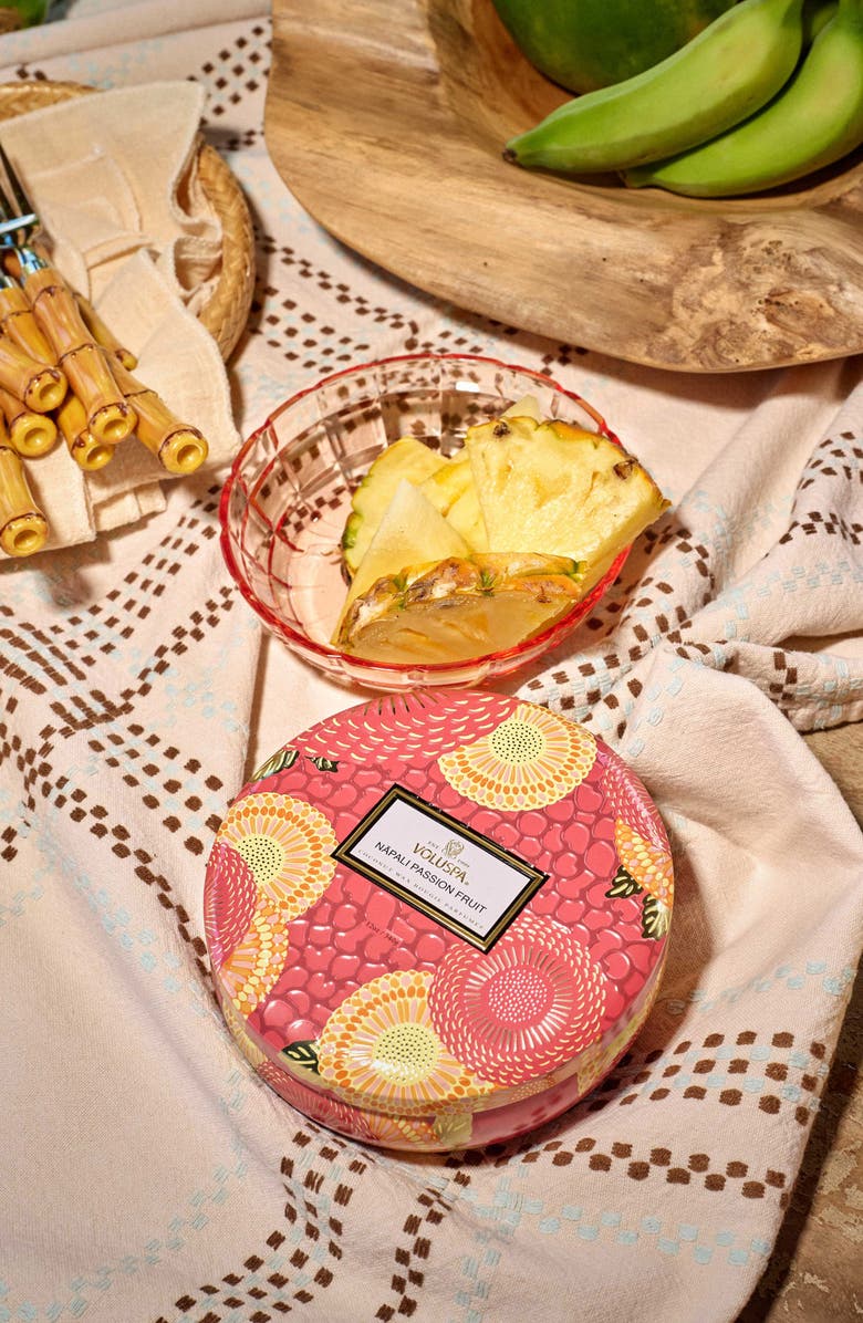 Voluspa Napali Passion Fruit 3-Wick Tin Candle, Alternate, color, 