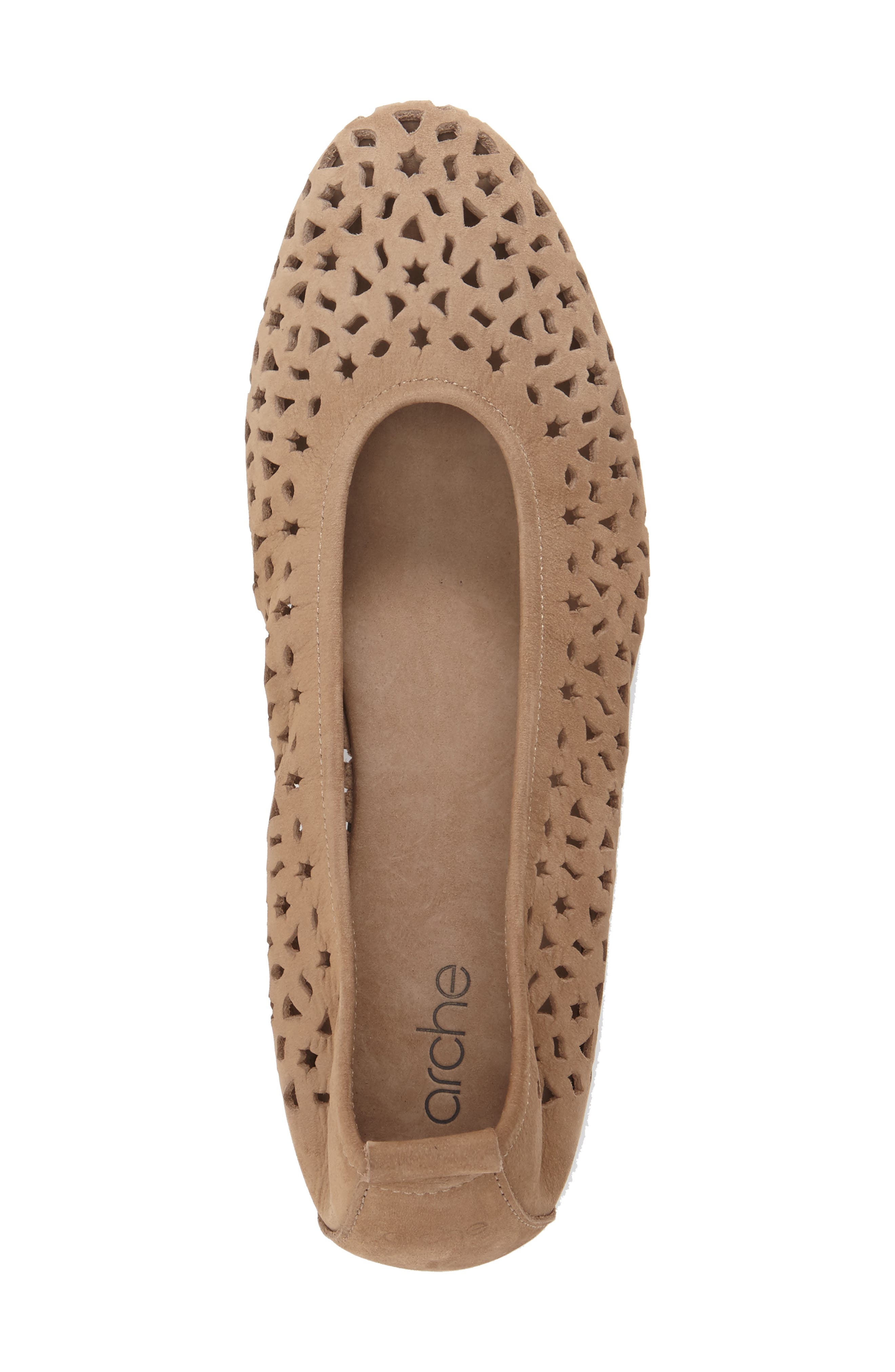 'Lilly' Flat, Alternate, color, SAND LEATHER