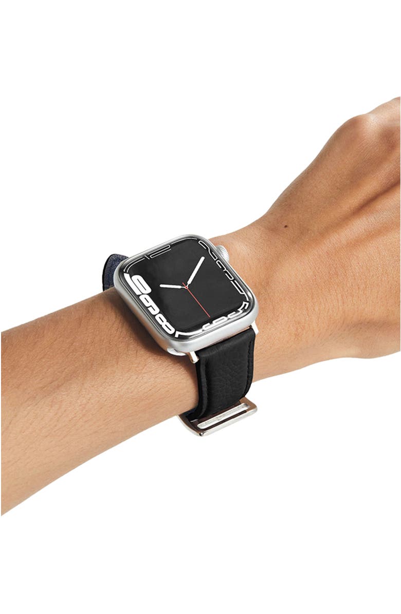 MAISON de SABRÉ Apple Watch Band, Alternate, color, Black Caviar