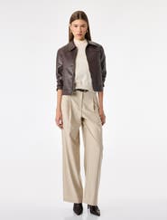 Koton Wide Leg Tailored Trousers with Belt