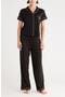 Short Sleeve Button-Up Top & Pants Pajamas