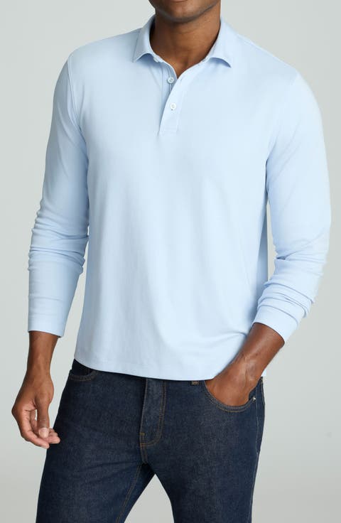 Damaschino Wrinkle Free Long Sleeve Polo