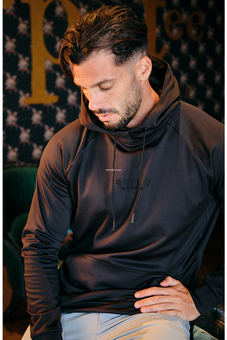 Lapter Performance Hoodie, Alternate, color, Caviar