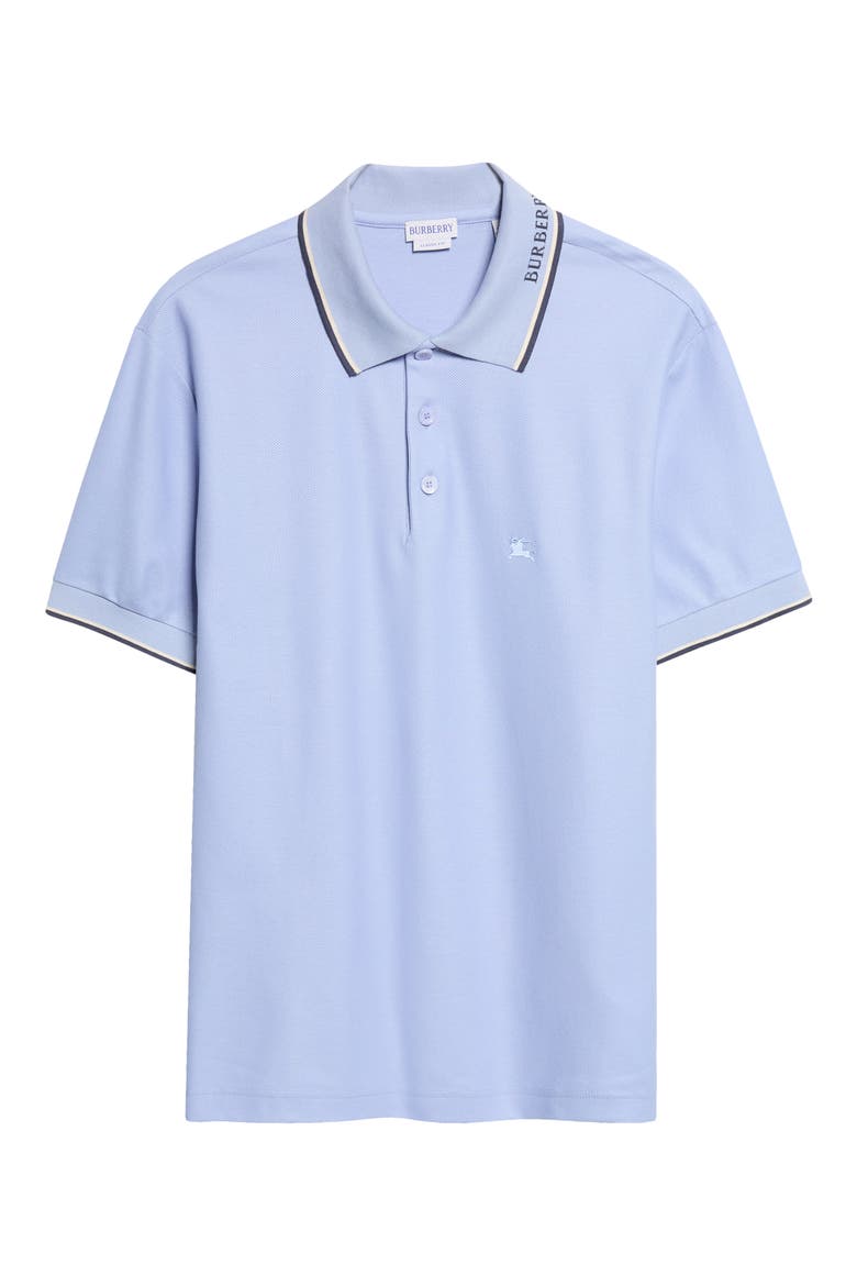 Evan Cotton Piquè Polo, Alternate, color, SUNBLEACHED BLUE