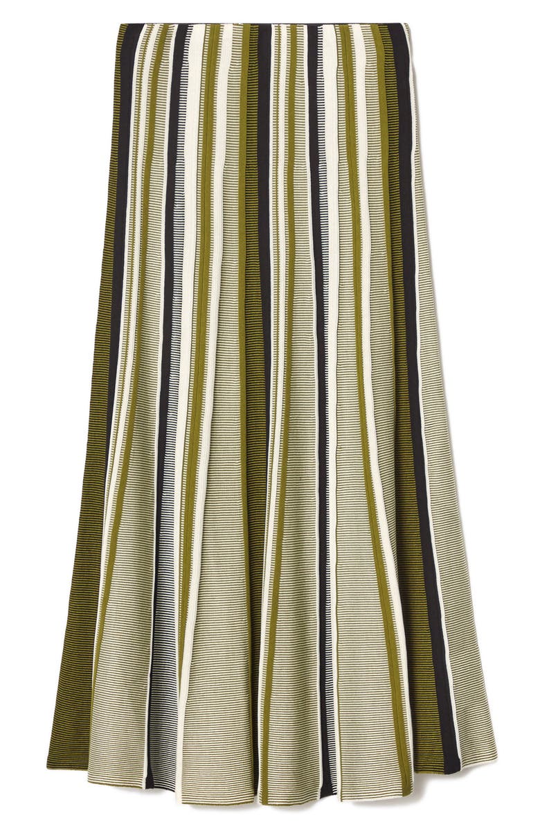 COS Stripe Knit Flare Maxi Sweater Skirt, Alternate, color,