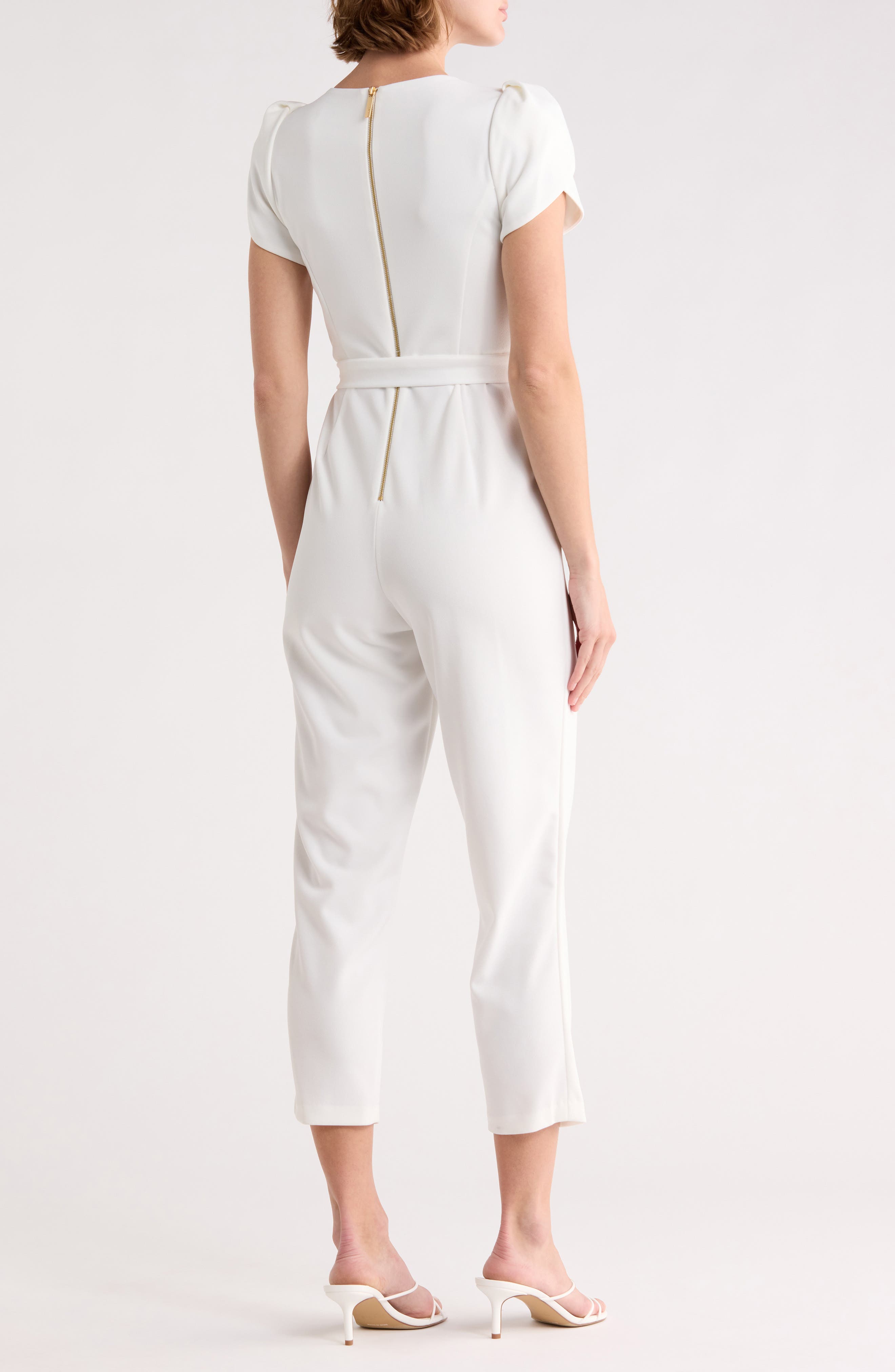 Tulip Sleeve Belted Jumpsuit - image 4