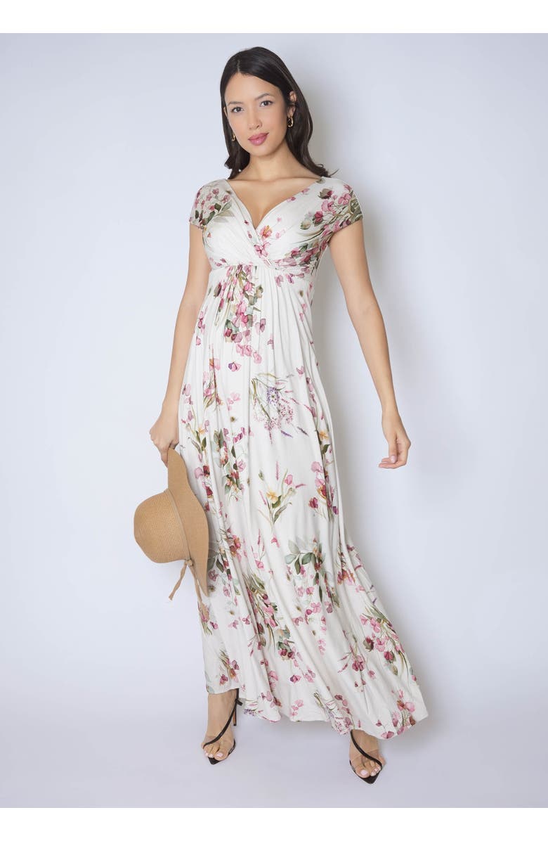 Tiffany Rose Maternity Francesca Maternity Maxi Dress, Alternate, color, Petal Pink Floral