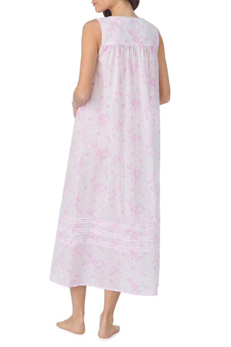 Floral Cotton Ballet Nightgown, Alternate, color, ROSE PRINT