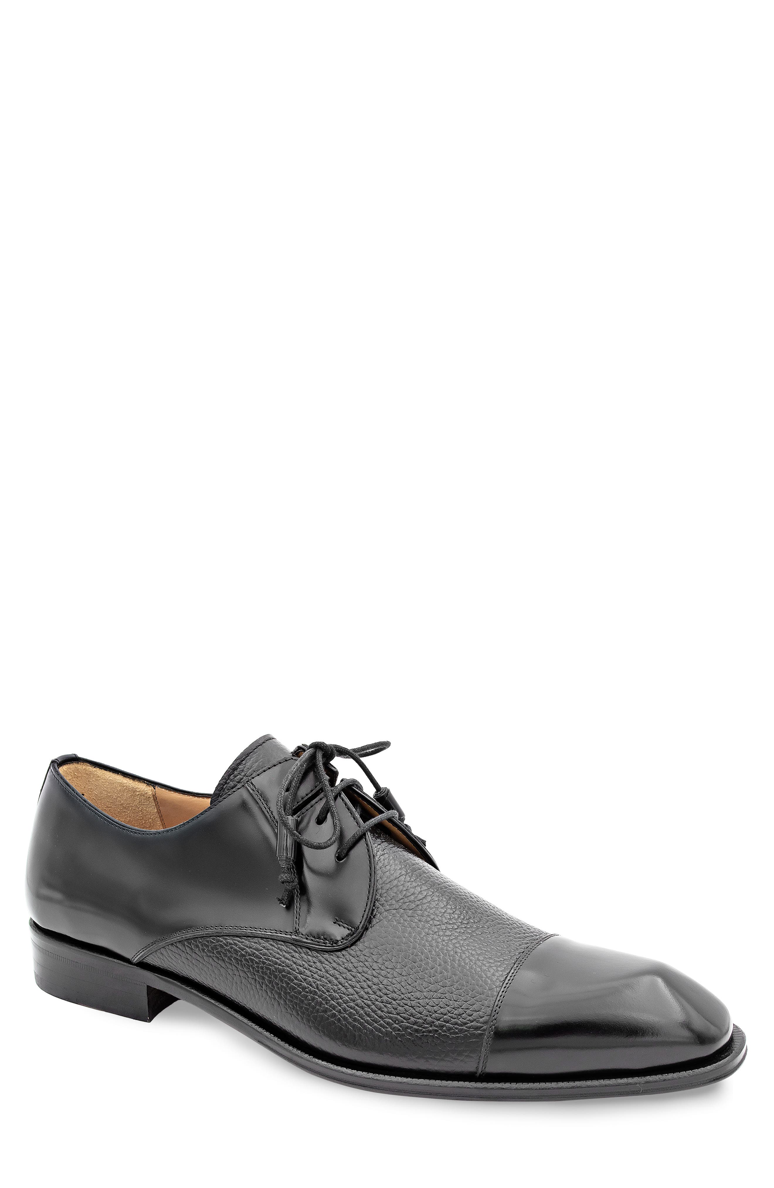 Mezlan Capello Cap Toe Derby, Main, color, Black