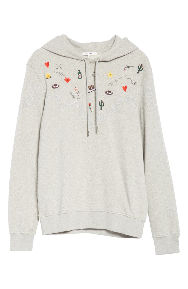 Ganni Isoli Hoodie, Alternate, color,