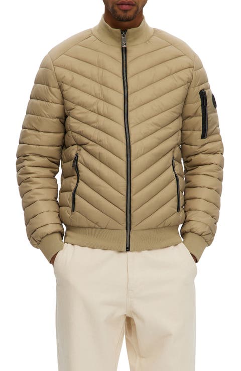 Alex Chevron Quilted Puffer Jacket