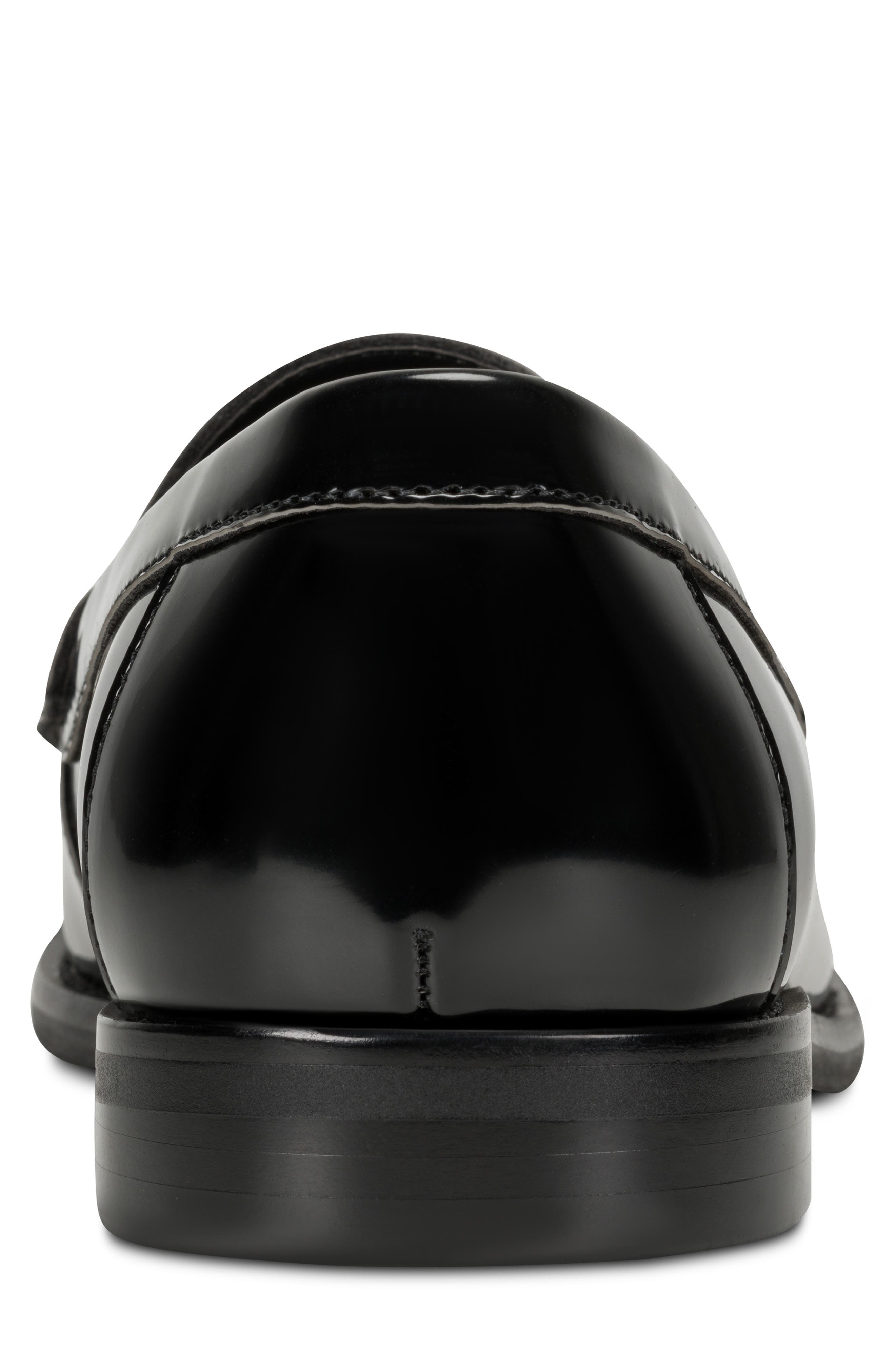 KARL LAGERFELD PARIS Faron Front Embroidered Logo Loafer, Alternate, color, Black