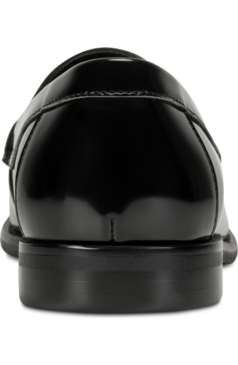 KARL LAGERFELD PARIS Faron Front Embroidered Logo Loafer, Alternate, color, Black