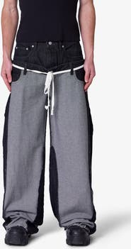 mnml Inside Out Slip Off Baggy Jeans