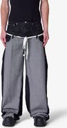 mnml Inside Out Slip Off Baggy Jeans