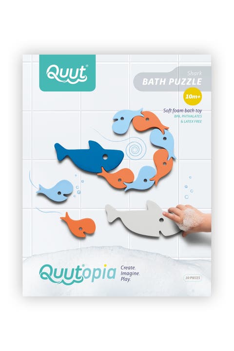 Bath Puzzle Shark Floating 3D Bath Toy Set