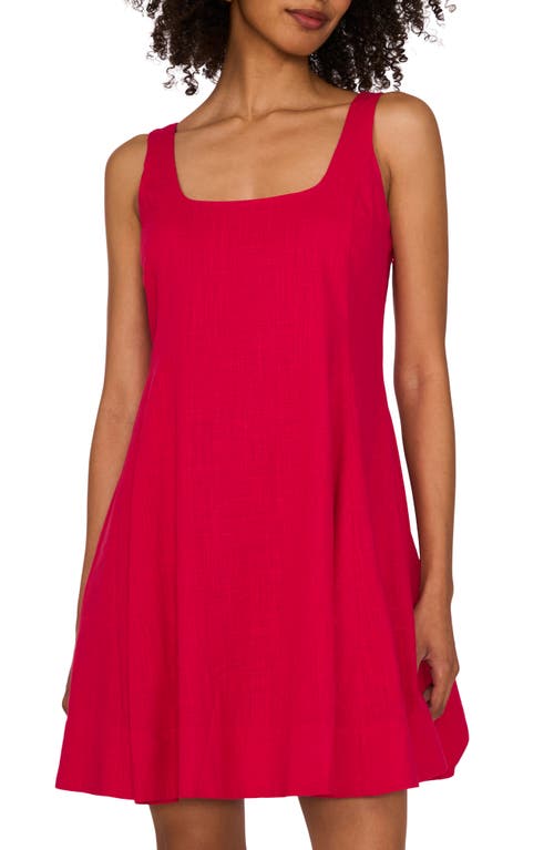 1.state Sleeveless Full Circle Minidress