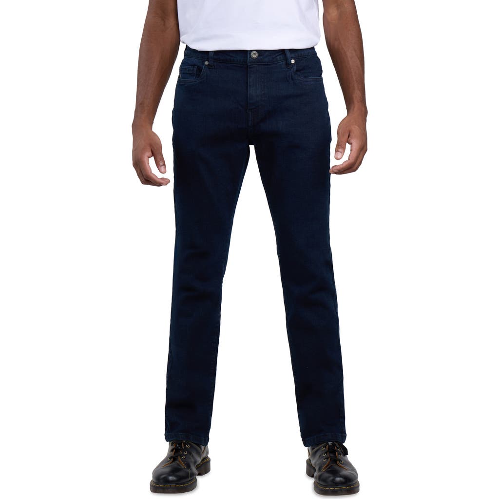 Spring + Mercer Super Soft Slim Fit Jeans In Blue