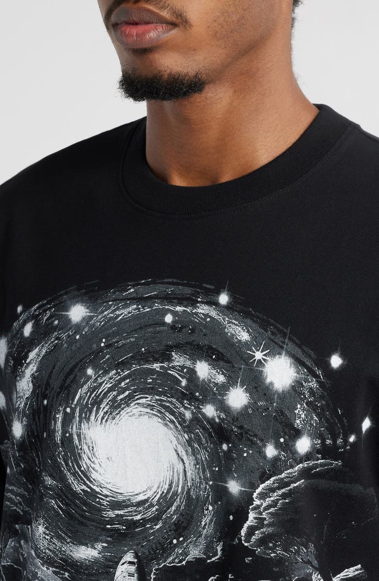 Billionaire Boys Club BB Grey Horizon Graphic T-Shirt, Alternate, color, 