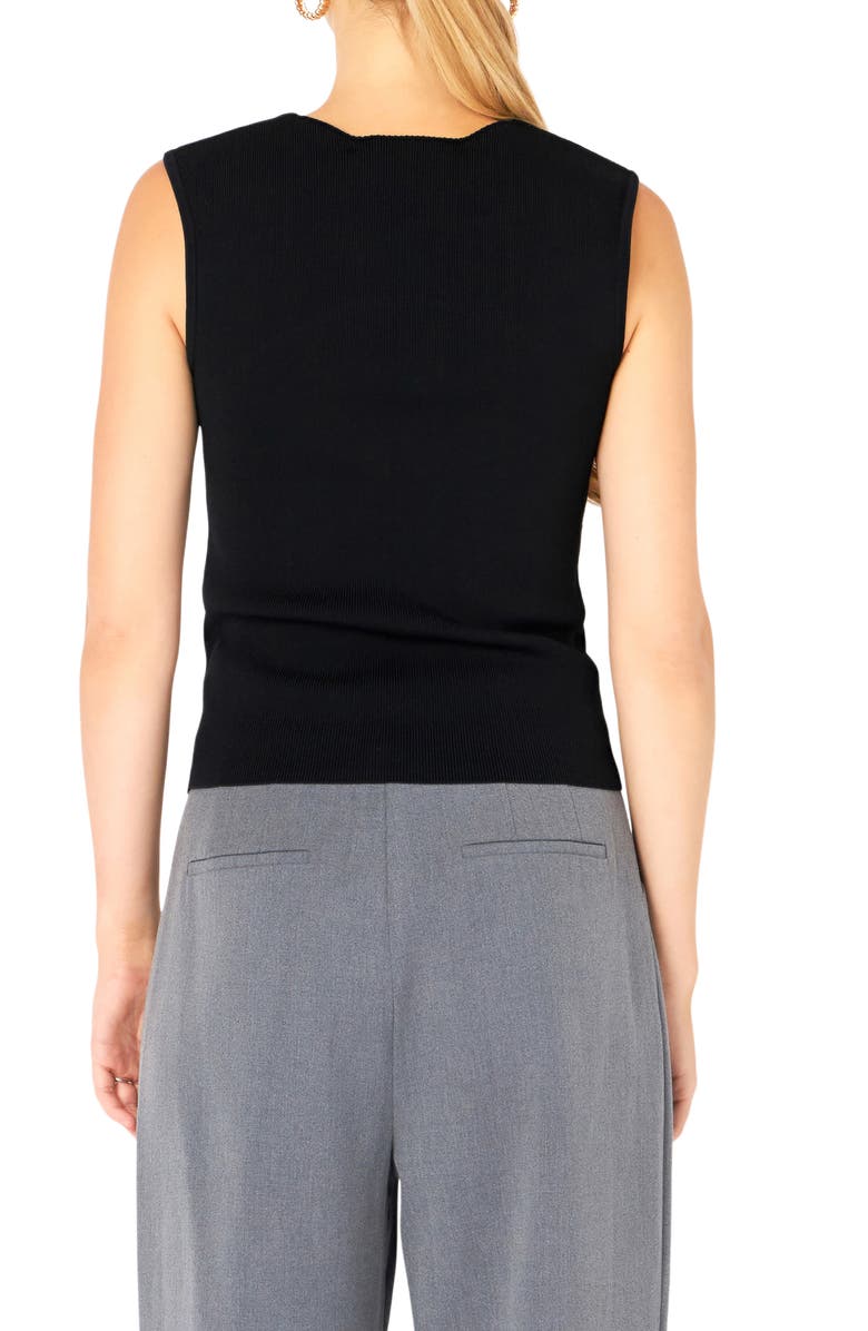 Endless Rose Sculpted Neck Knit Tank, Alternate, color, 