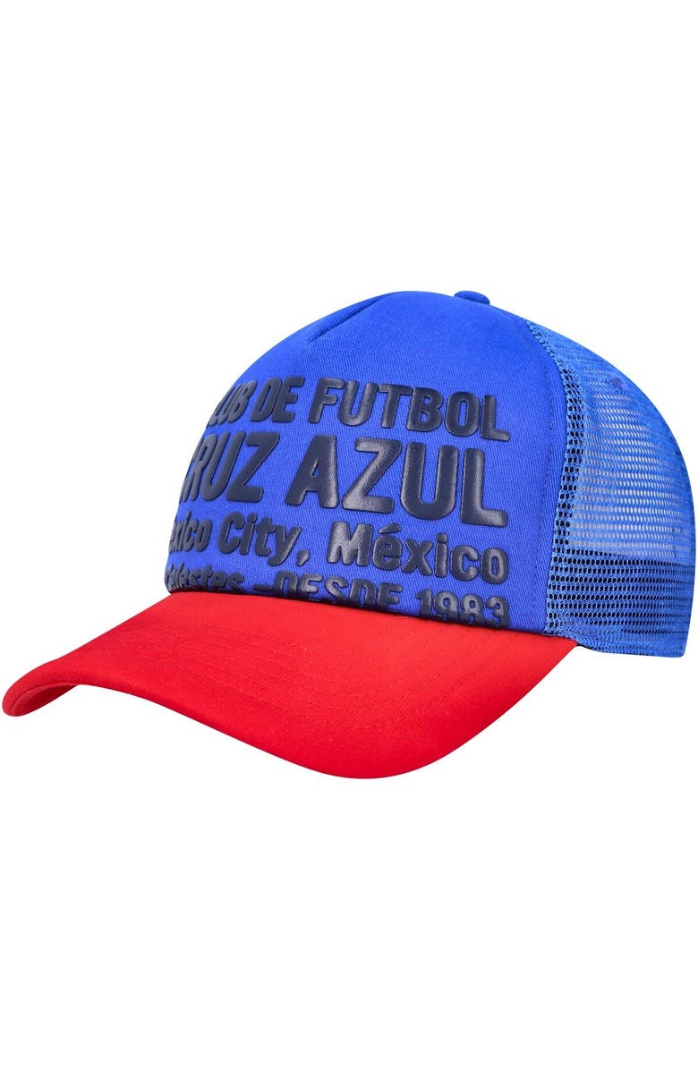 FAN INK Men's Blue Cruz Azul Club Gold Adjustable Hat, Alternate, color, Blue