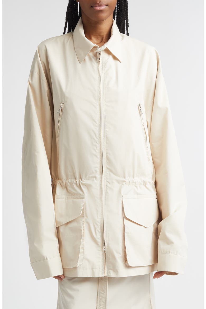 Water Repellent Cotton Field Jacket, Main, color, IVORY SUIT