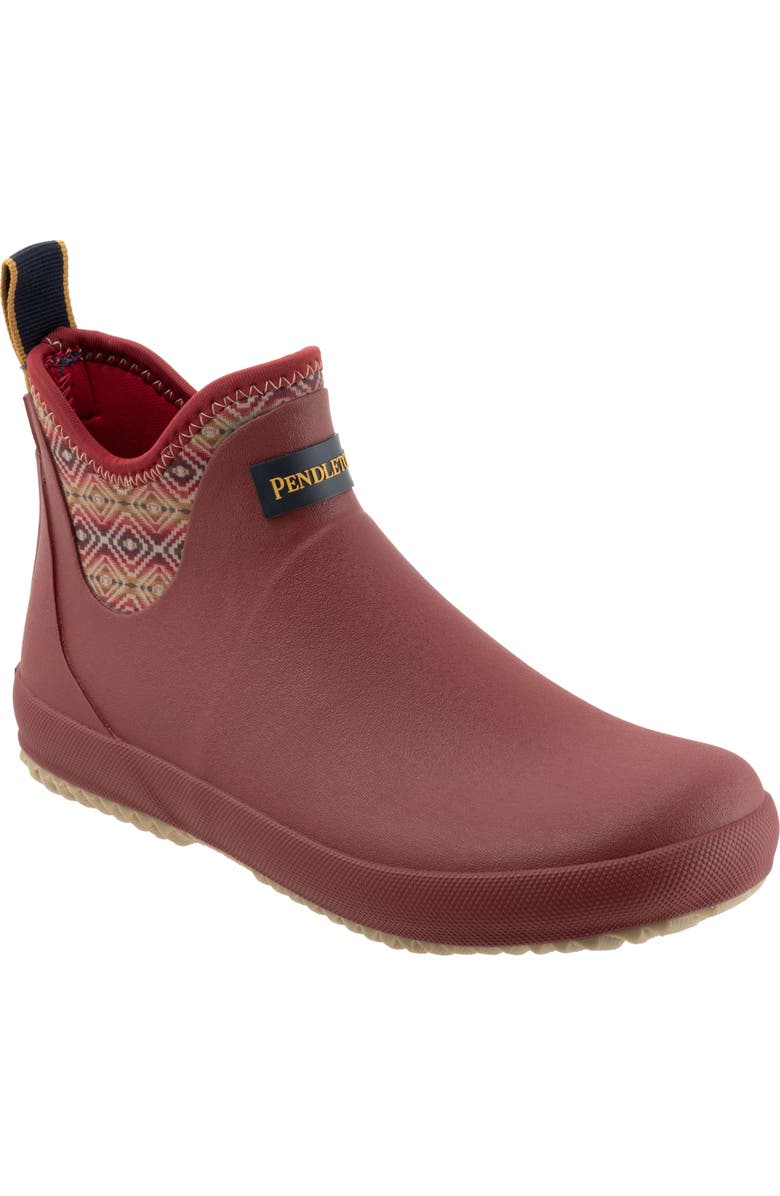 Pendleton Abiquiú Sky Waterproof Chelsea Rain Boot, Main, color,