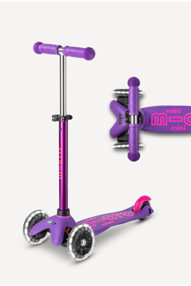 Mini LED Scooter for Ages 2-5, Main, color, Purple/Pink