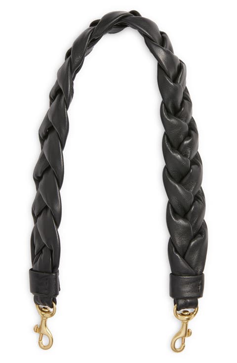 Braided Leather Shoulder Strap