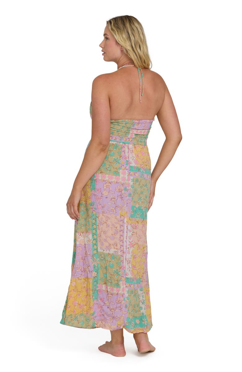 Billabong One Day Halter Maxi Dress, Alternate, color, Vintage Violet