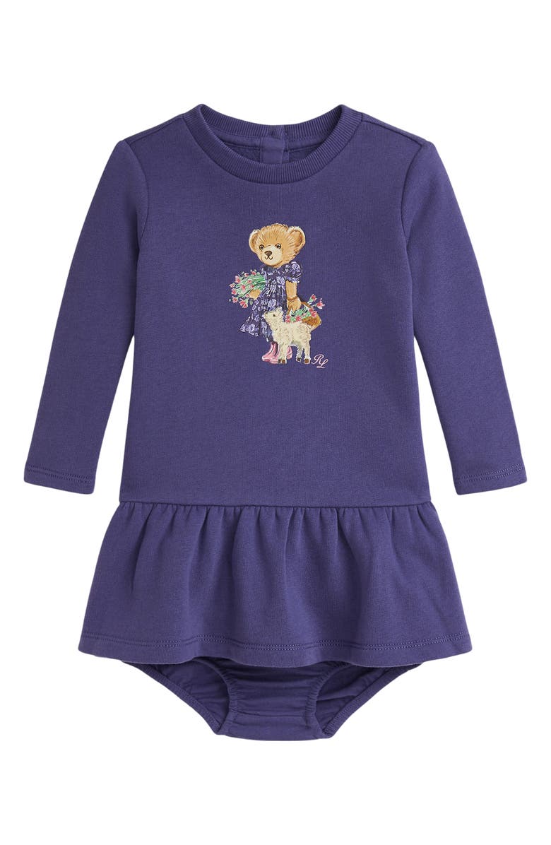 Ralph Lauren Magic Long Sleeve Dress & Bloomers, Main, color, 