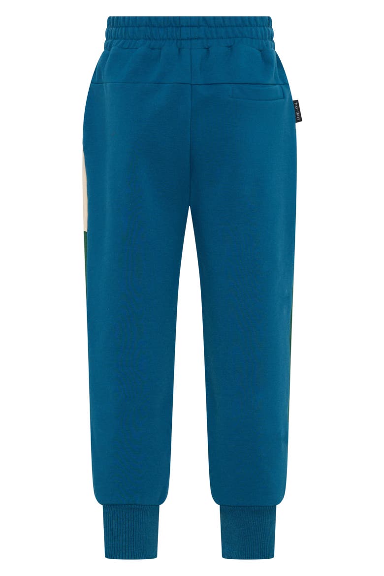 Kids' Colorblock Cotton Joggers, Alternate, color, NAVY
