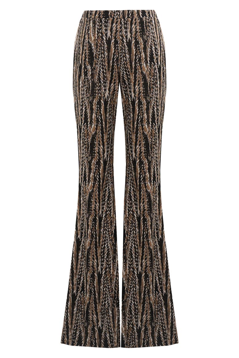 Burano Abstract Print Pants, Alternate, color, FEATHER BOA SM