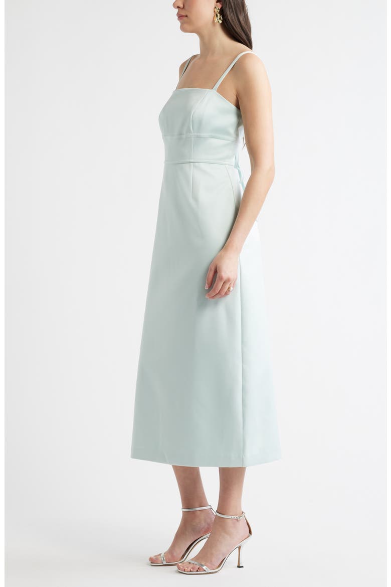 Column Cocktail Dress, Alternate, color, BLUE FROTH