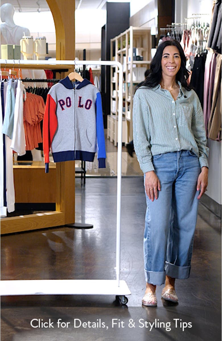 Kids' Colorblock Fleece Zip Hoodie, sales video thumbnail