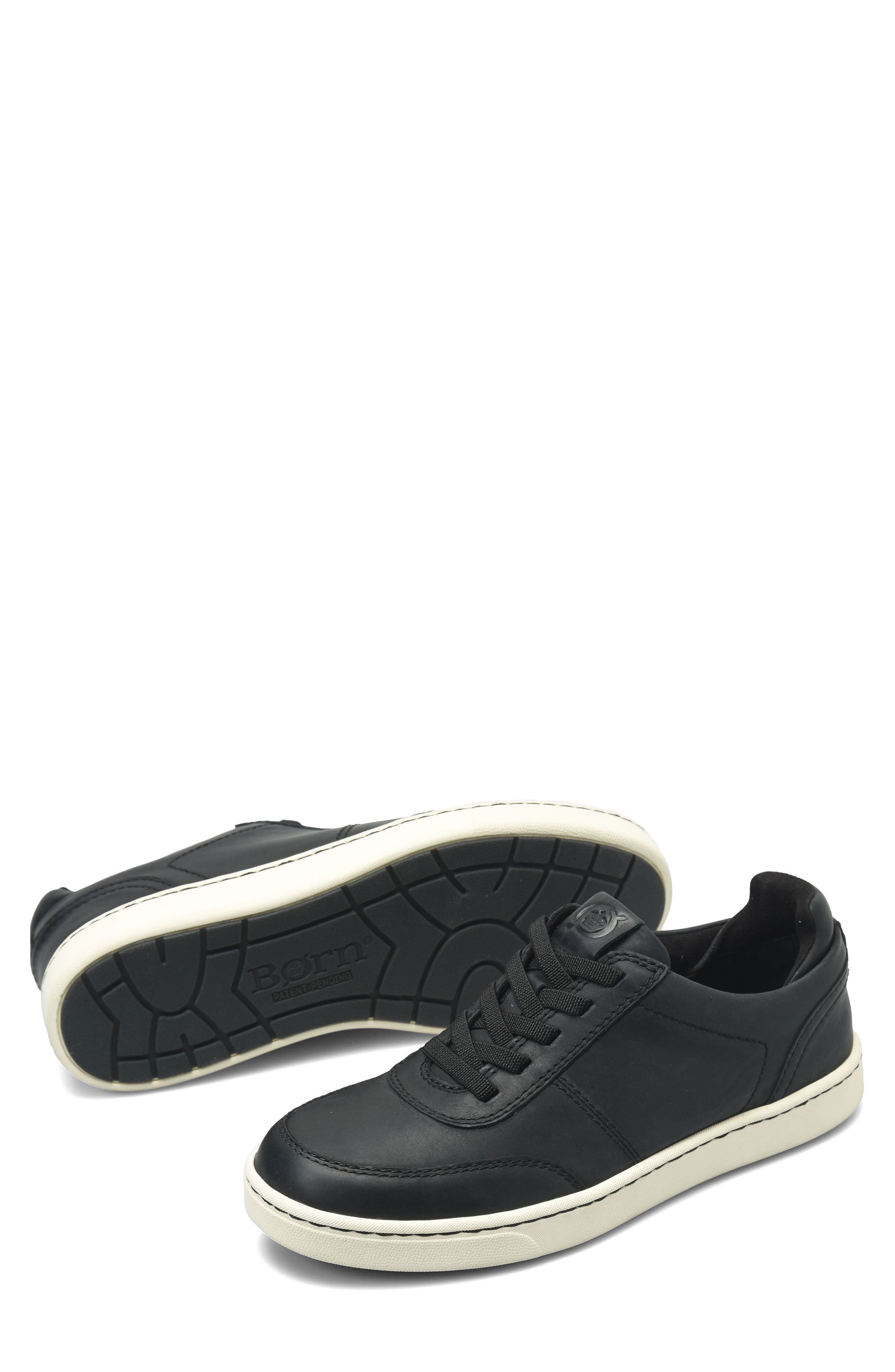 Adams Sneaker, Alternate, color, BLACK FULLGRAIN