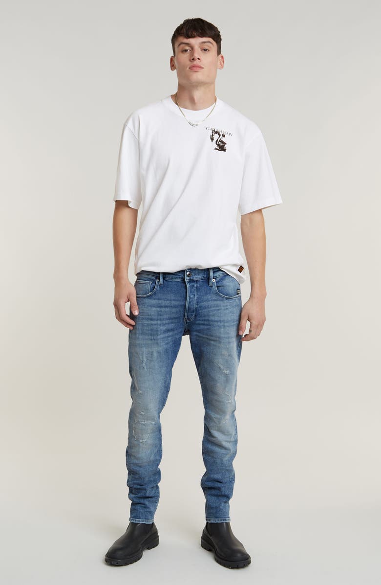 G-STAR 3301 Slim Fit Jeans, Alternate, color, 