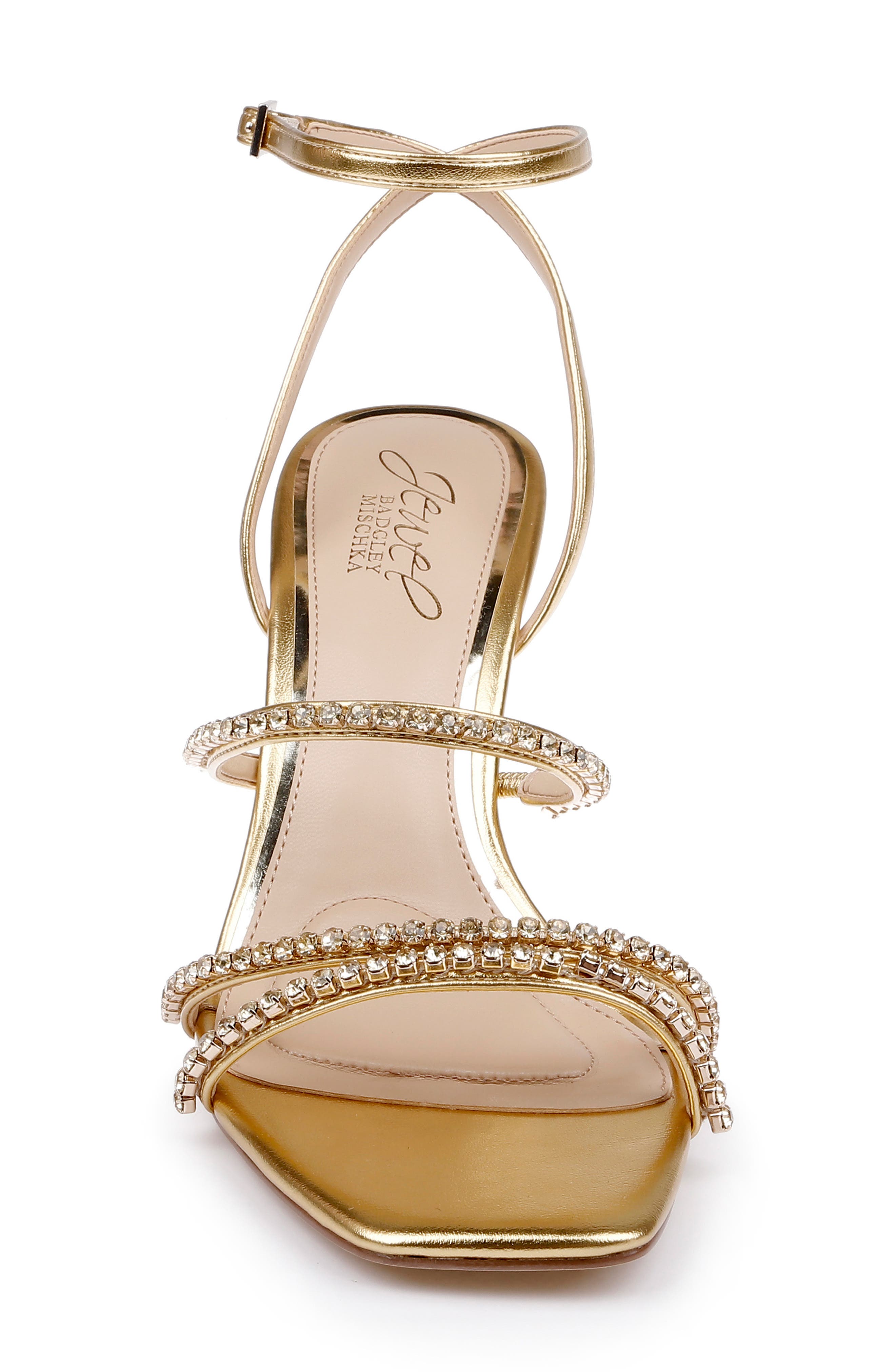 Paulette Ankle Strap Sandal, Alternate, color, GOLD METALLIC
