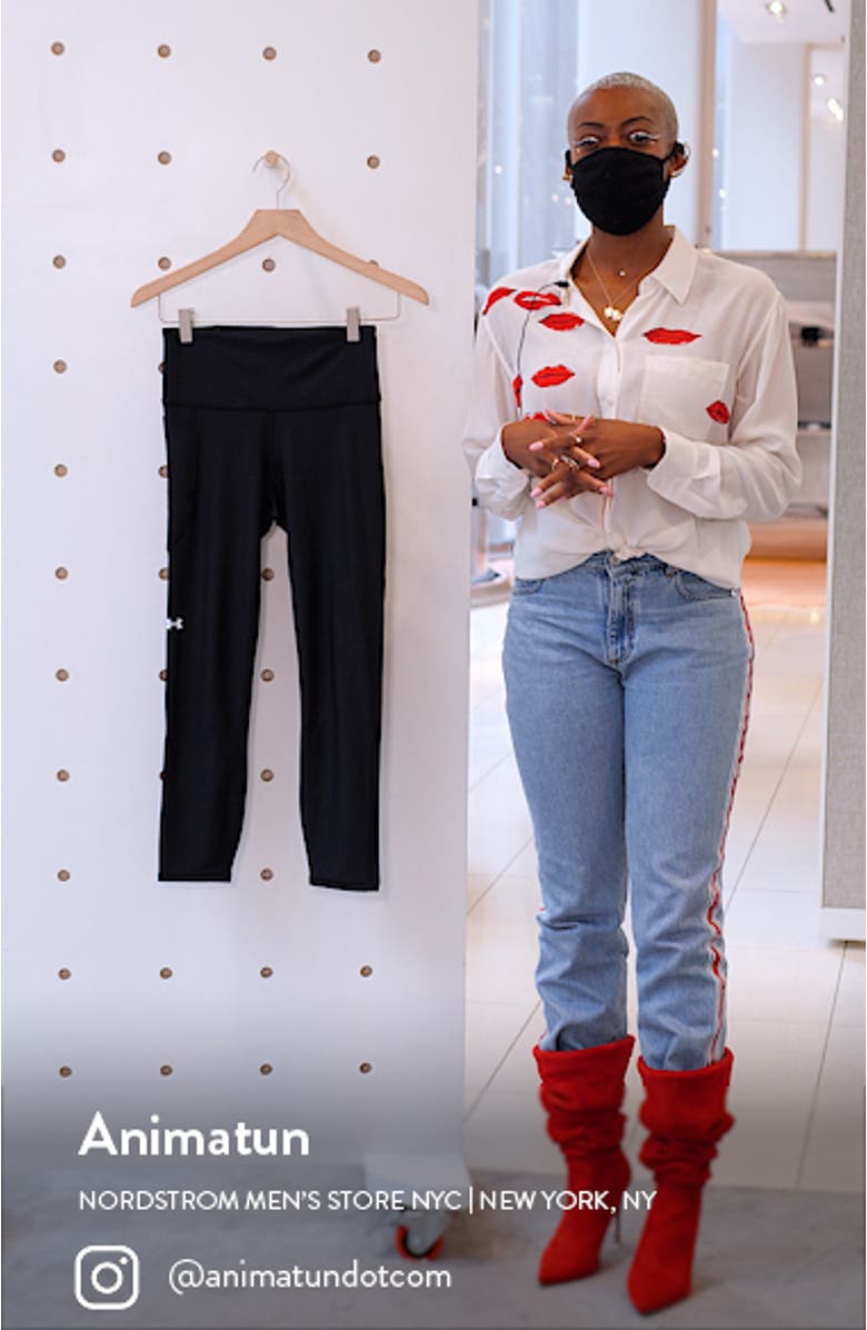 HeatGear<sup>®</sup> Armour No-Slip Pocket Ankle Leggings, sales video thumbnail